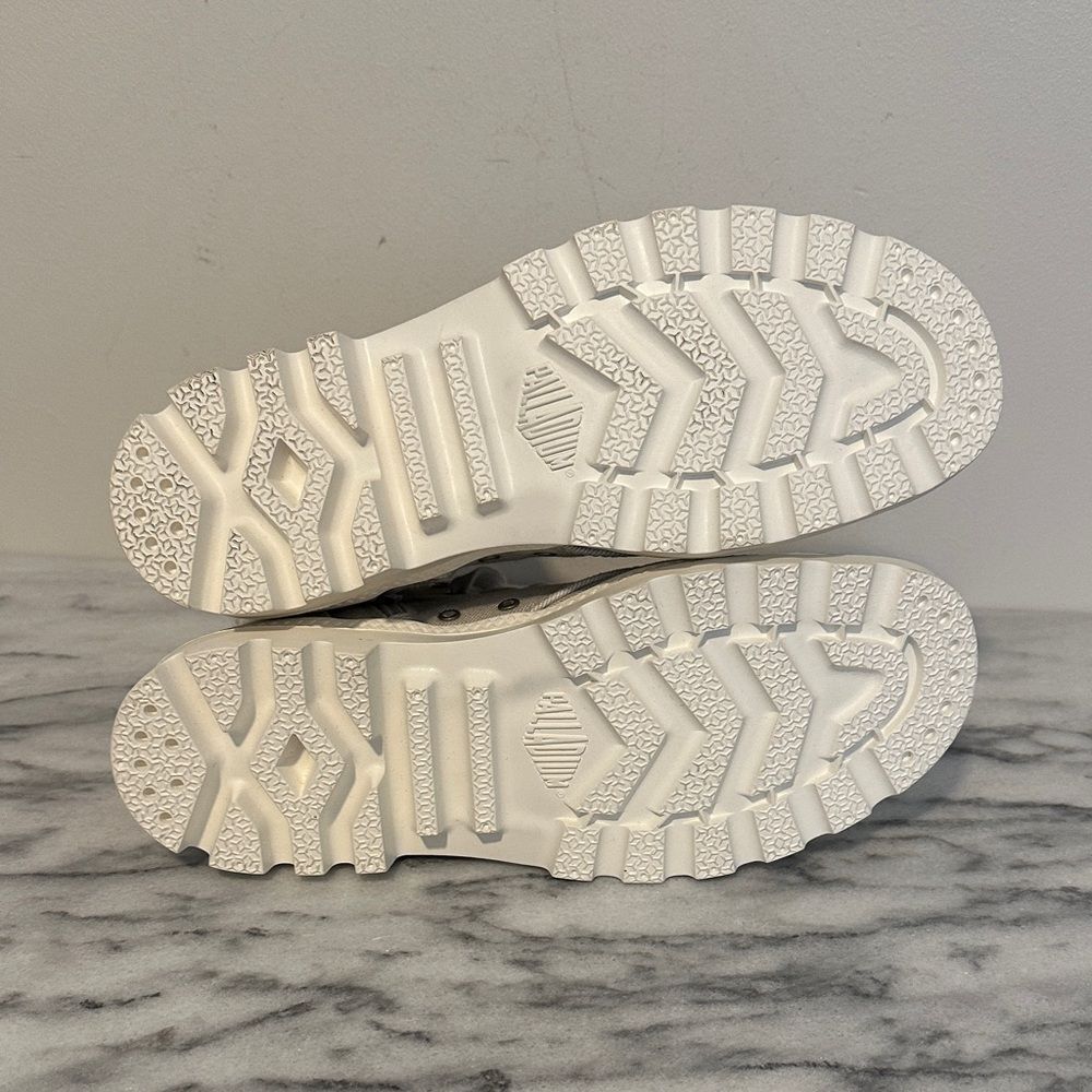 New Palladium pampa lighr Gray High-Top Sneakers women’s sz 7 NWT - Picture 5 of 12